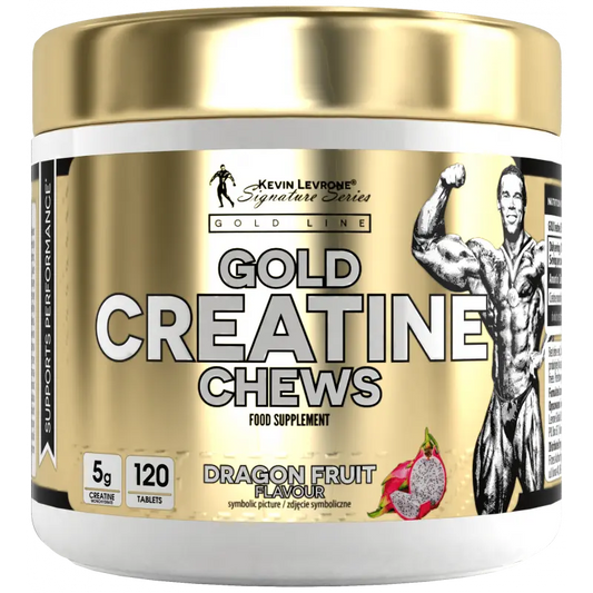 KEVIN LEVRONE Levrone GOLD Creatine Chews 120 tabs Dragon Fruit Kevin Levrone