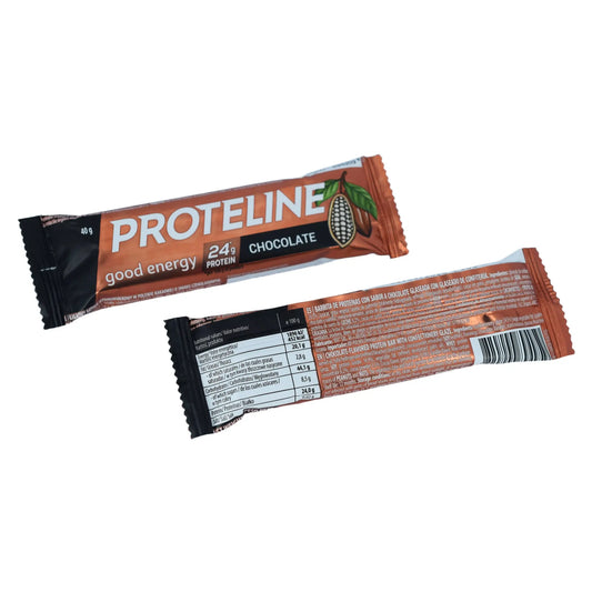 PROTELINE - Chocolate-flavored protein bar with confectionery glaze (40g) PROTELINE