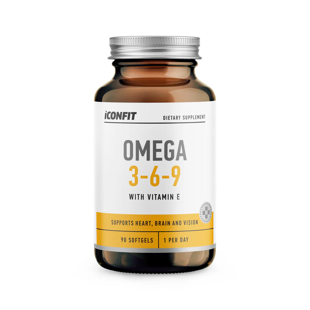 ICONFIT Omega 3-6-9 ar vitamīnu E (90 gab)