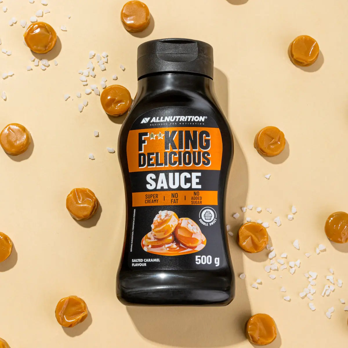 ALLNUTRITION FITKING DELICIOUS SAUCE 500 g SALTED CARAMEL ALLNUTRITION