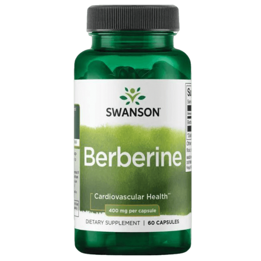 Swanson Berberinas 400 mg 60 kapsulių