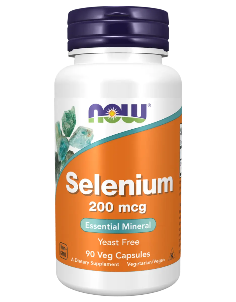 Now Foods - Selenium, 200mcg - 90 vegan capsules Now Foods