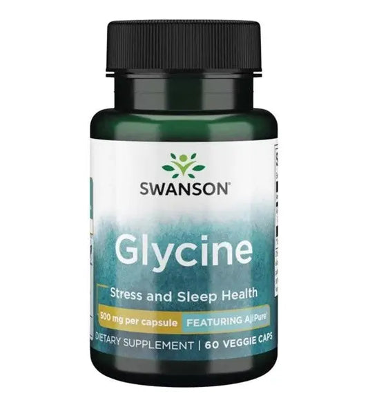 Swanson Glycine 500mg 60 capsules SWANSON