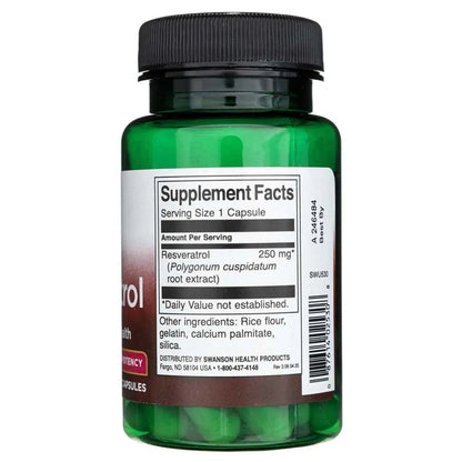 Swanson RESVERATROL 250MG 30 CAPS SWANSON