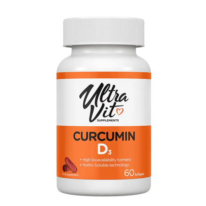 UltraVit Curcumin D3 60 softgels UltraVit