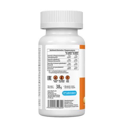UltraVit Vitamin B kompleksas 90 minkštųjų gelių