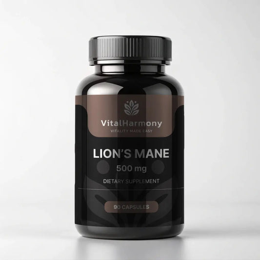 VitalHarmony Lion’s Mane 500mg - 90capsules GO GET FIT