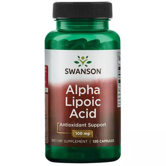 Swanson alfa lipoīnskābe 100 mg 120 kapsulas