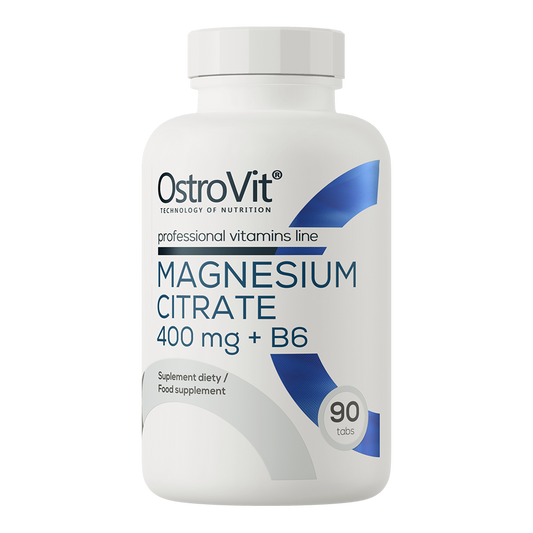 OstroVit Magnija Citrāts 400 mg + B6 90 tabletes